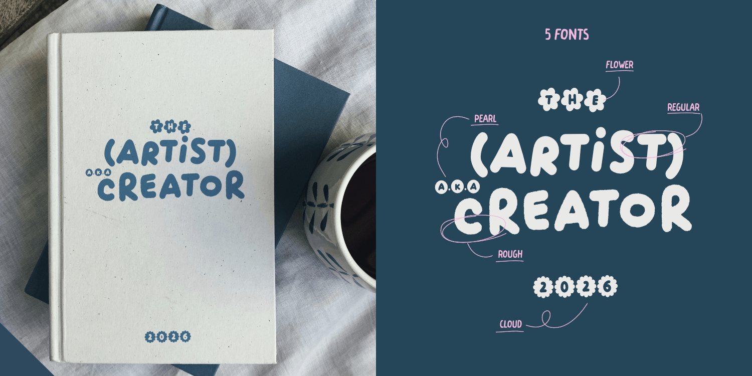 Casual Morning Font Poster #1