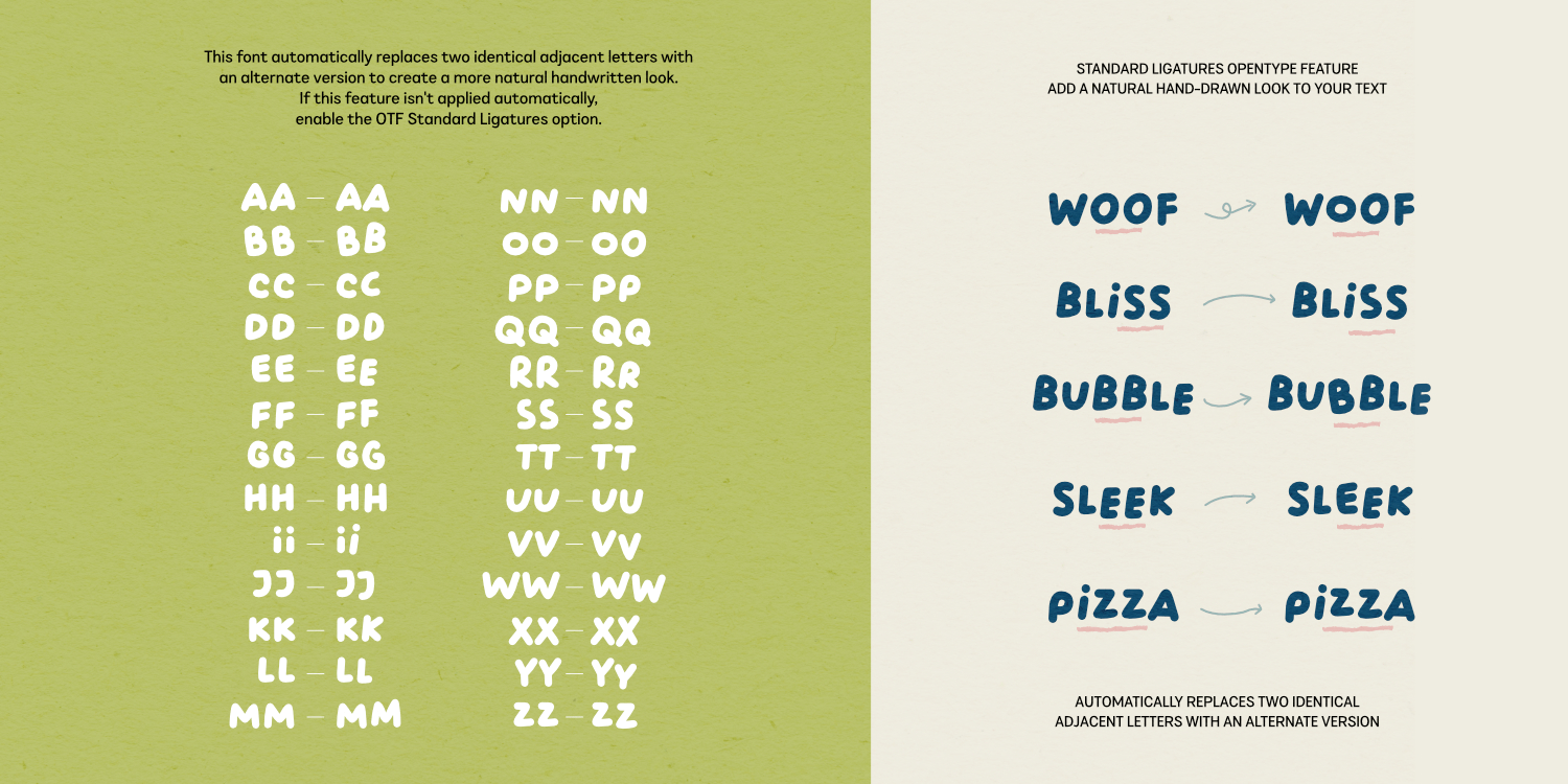 Casual Morning Font Poster #1