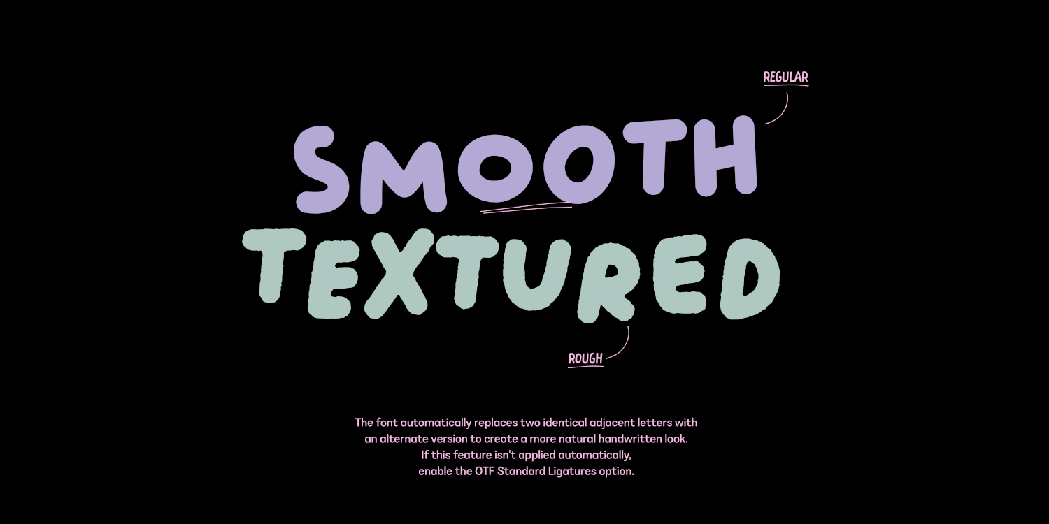 Casual Morning Font Poster #1