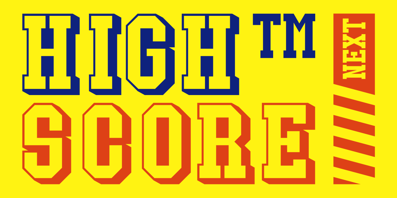 North College Font Poster #1