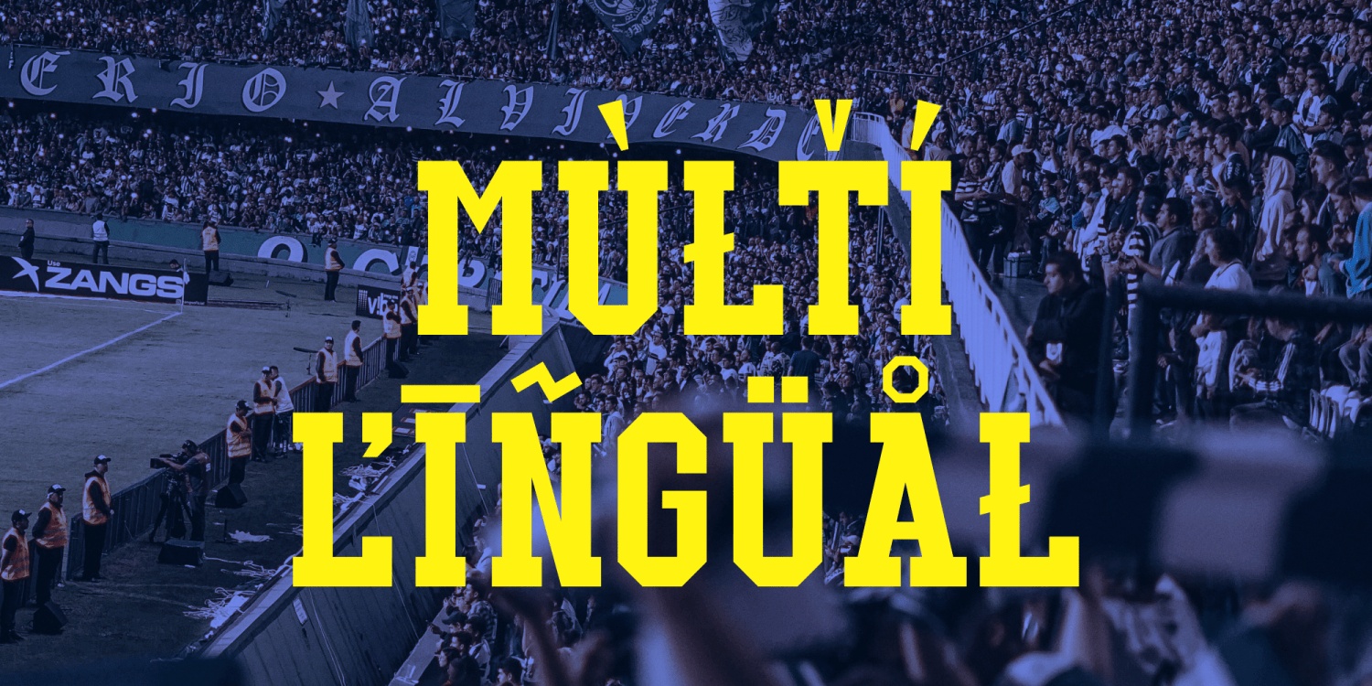 North College Font Poster #1