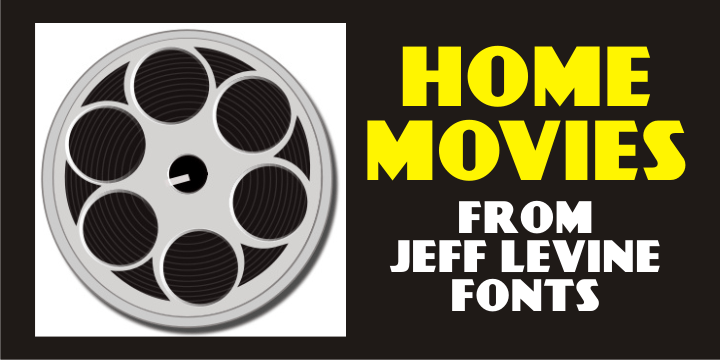 Home Movies Font Family Poster