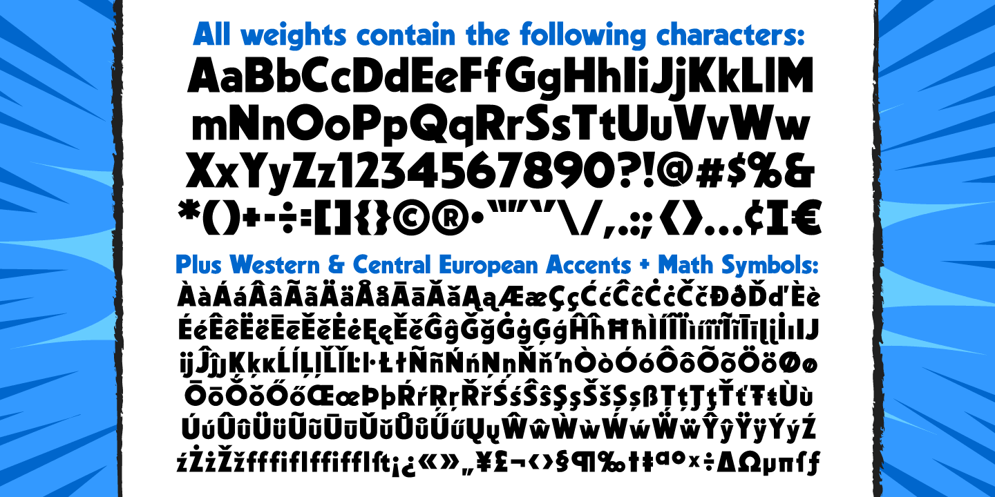 Up Up and Away Font Poster #1