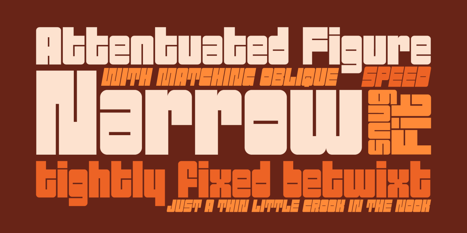 Sackem PB Complete Font Poster #4