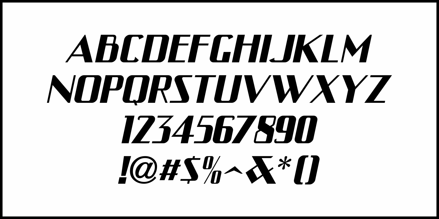 Precast Sign Font Poster #5