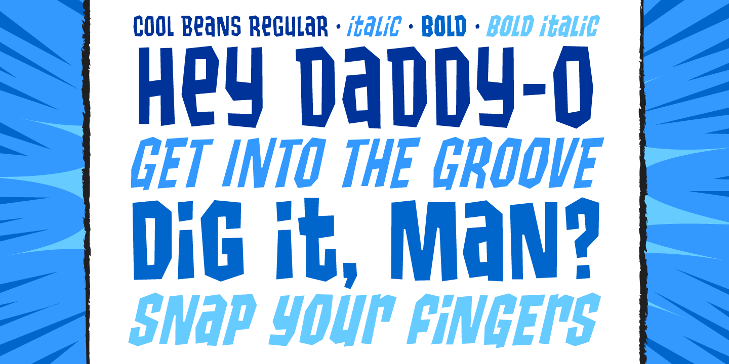 Cool Beans Font Poster #1