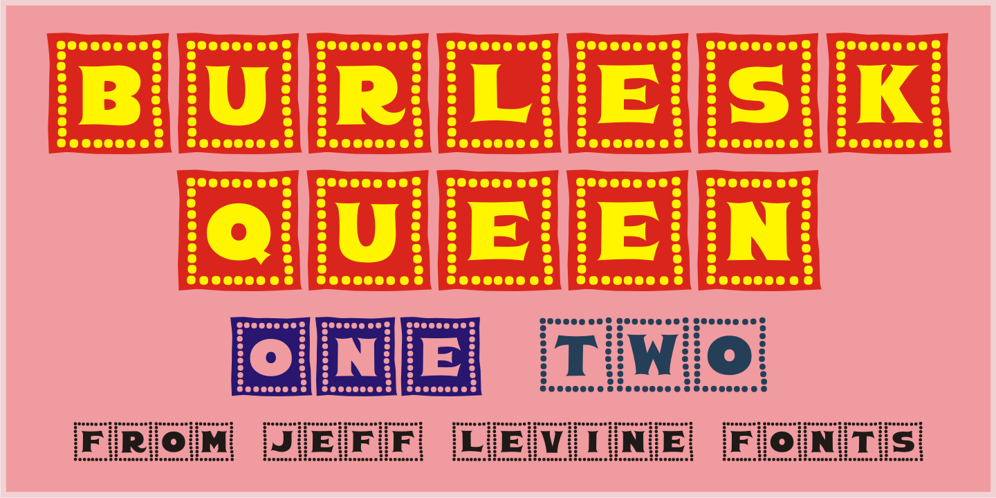 Burlesk Queen Font Family Poster