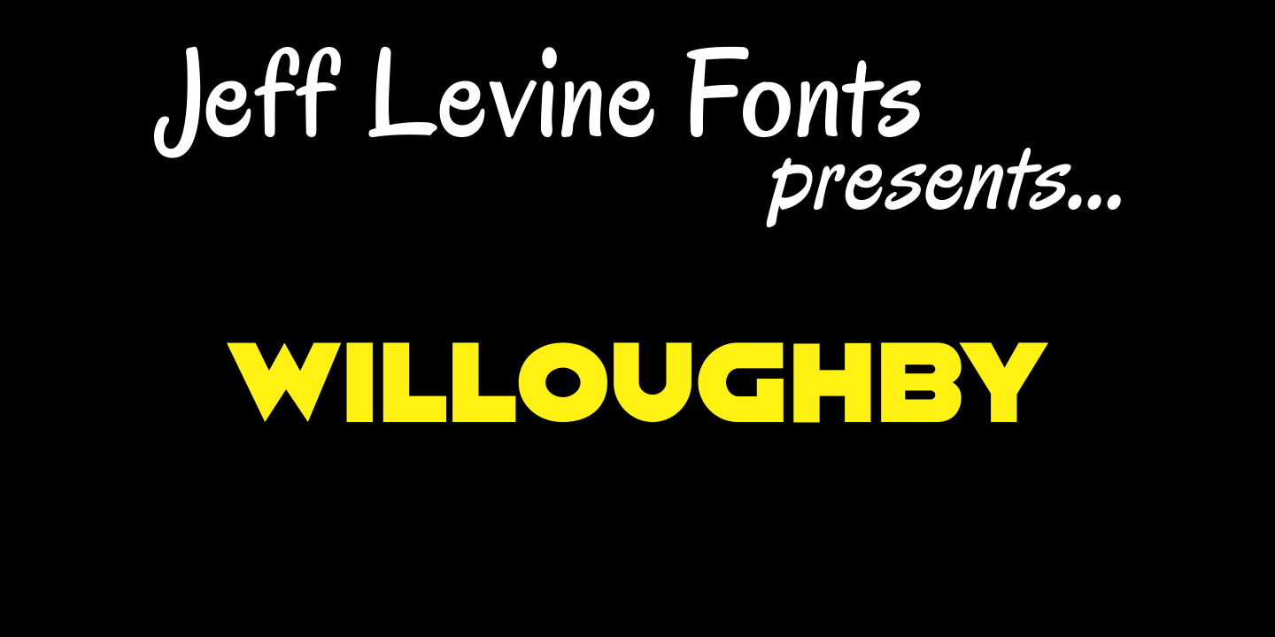 Willoughby Font Poster #1