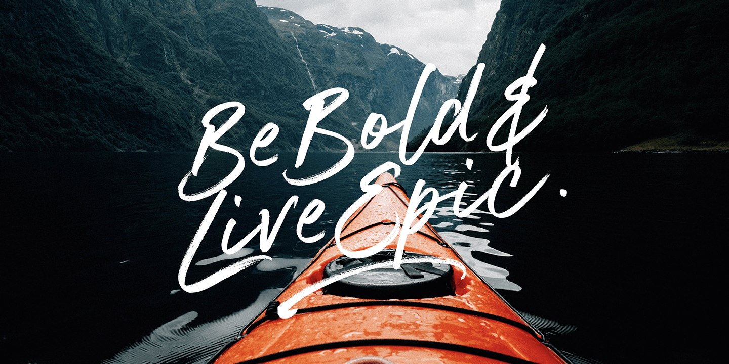 South Coast Font Poster #1