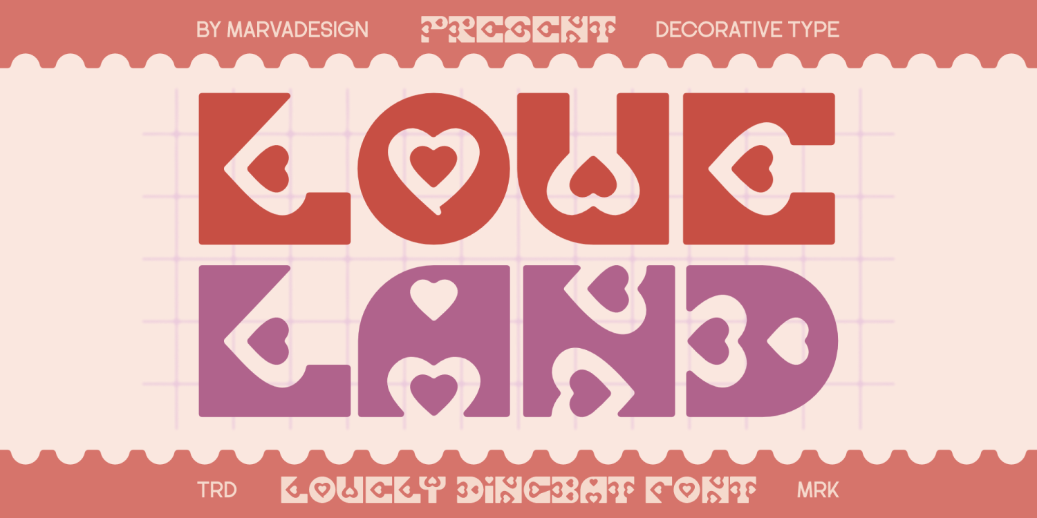Love Land Font Poster #1
