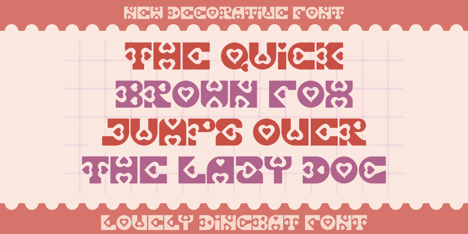 Love Land Font Poster #1