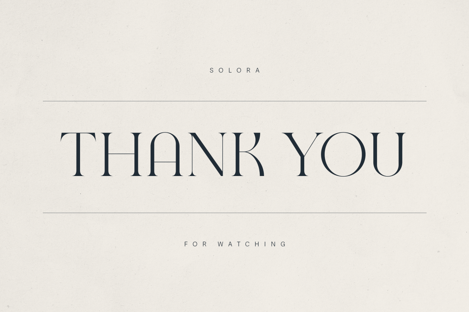 Solora Font Poster #1
