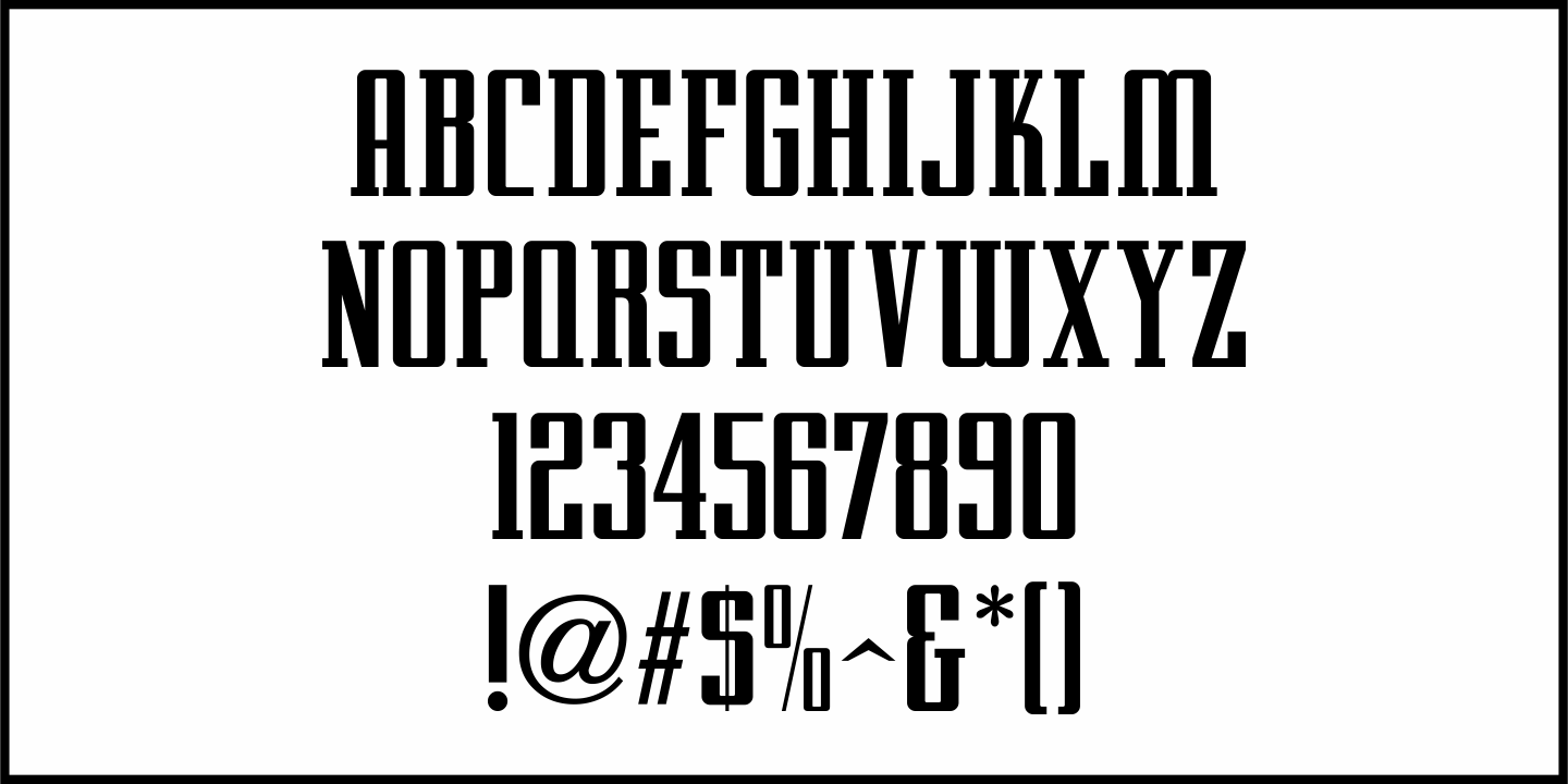 Dining Out Font Poster #3