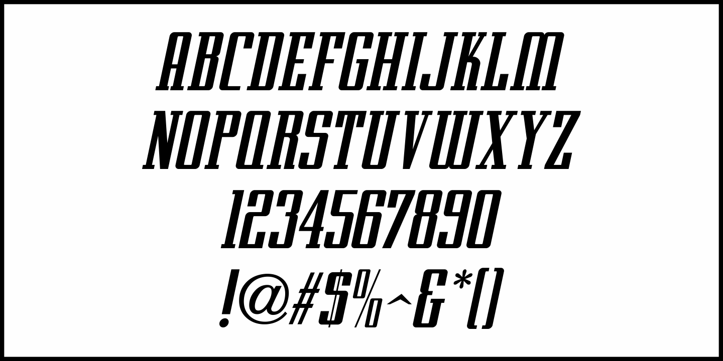 Dining Out Font Poster #5