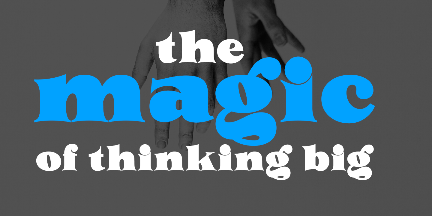 Marston Font Poster #2