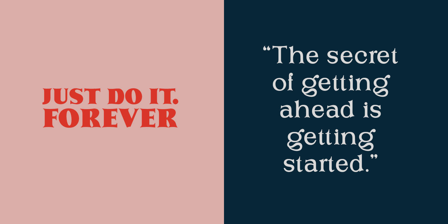 Marston Font Poster #3