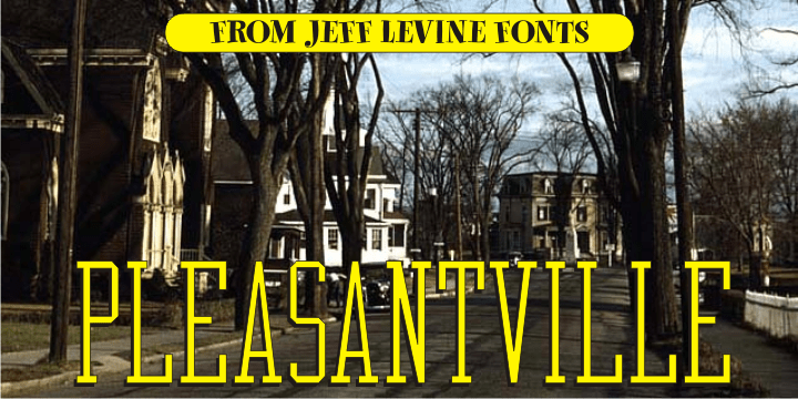 Pleasantville Font Family Poster