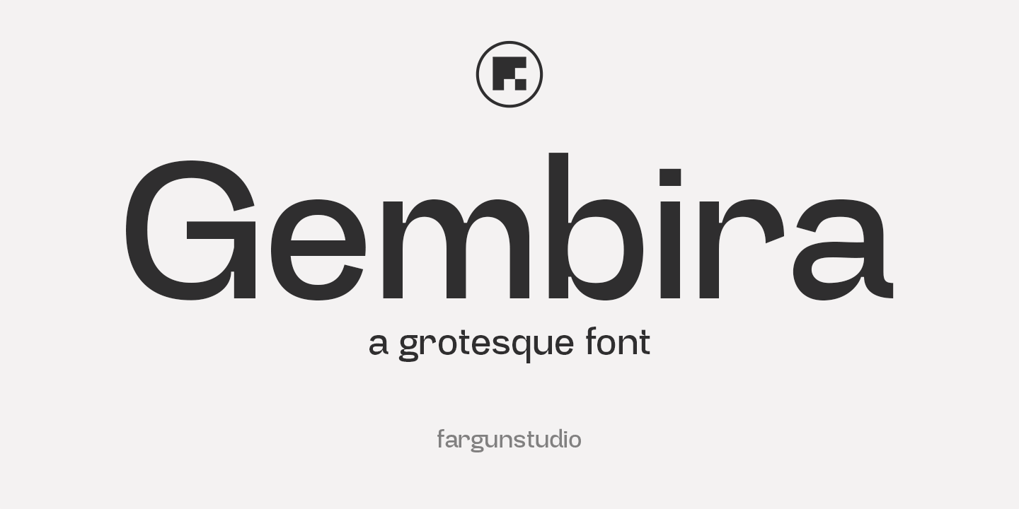 Gembira Font Poster
