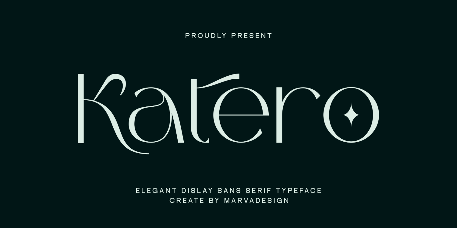 Katero Font Poster #1