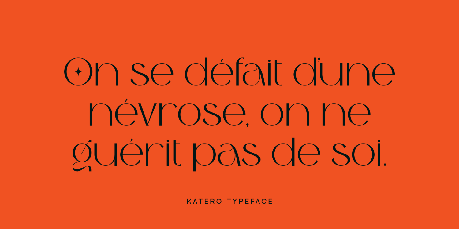 Katero Font Poster #1