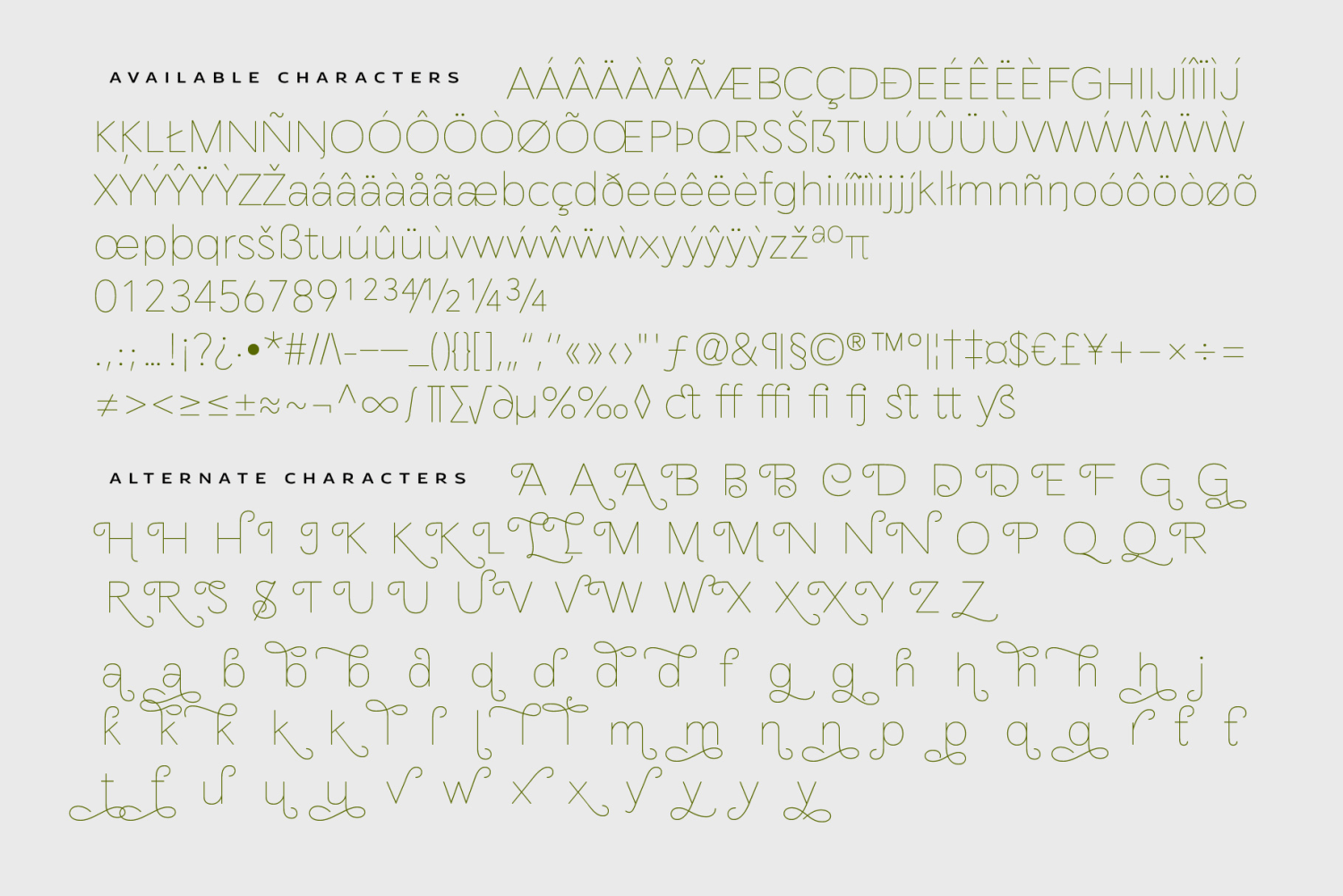 Auvelle Font Poster #1