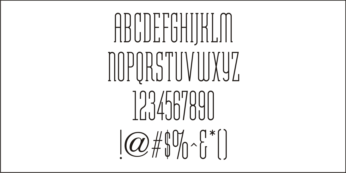Department Store Font Poster #3