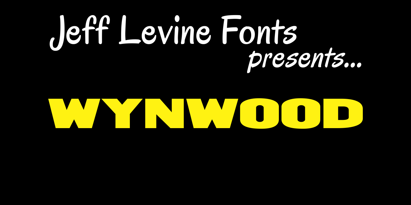 Wynwood Font Family Poster