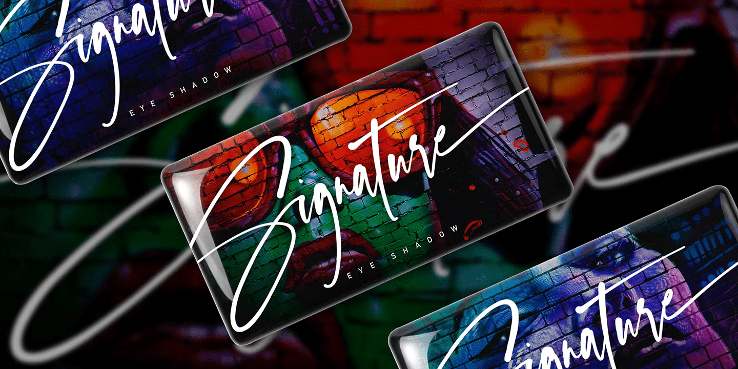 Checkpoint Signature Font Poster #1
