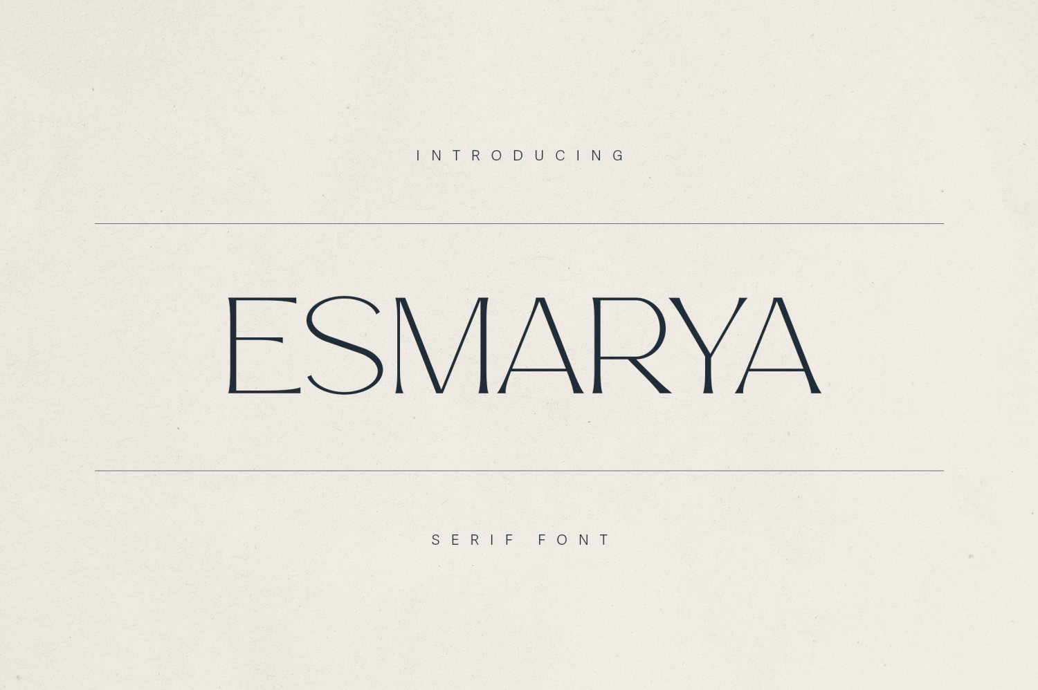 Esmarya Font Poster #1