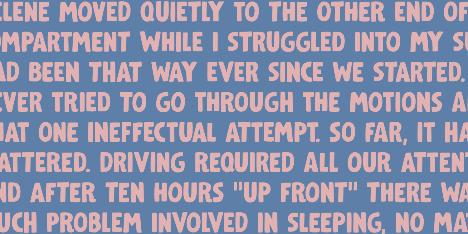 Deadline Panic Font Poster #3