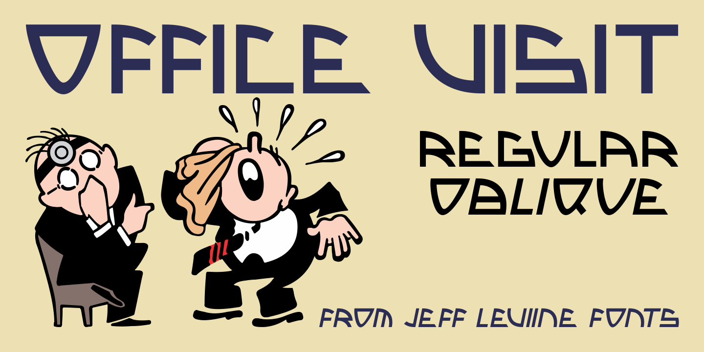 Office Visit Font Poster #1
