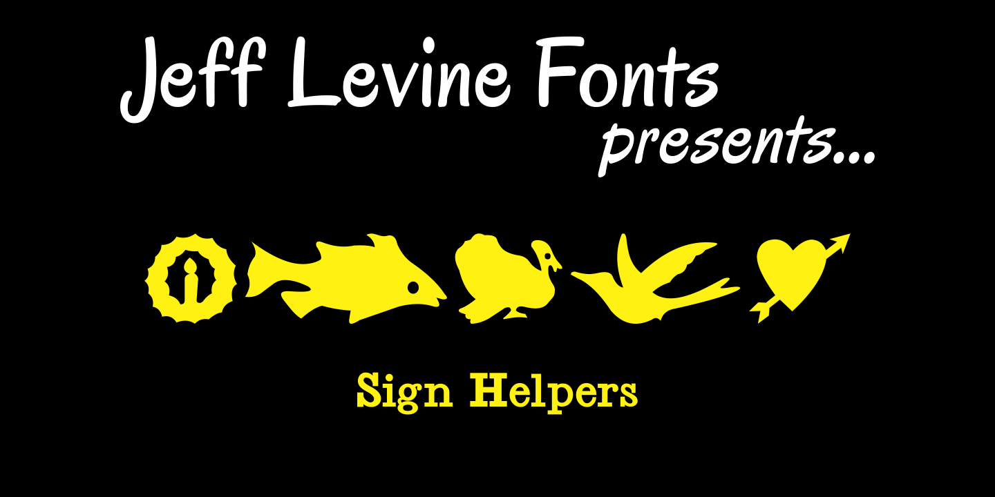 Sign Helpers Font Family