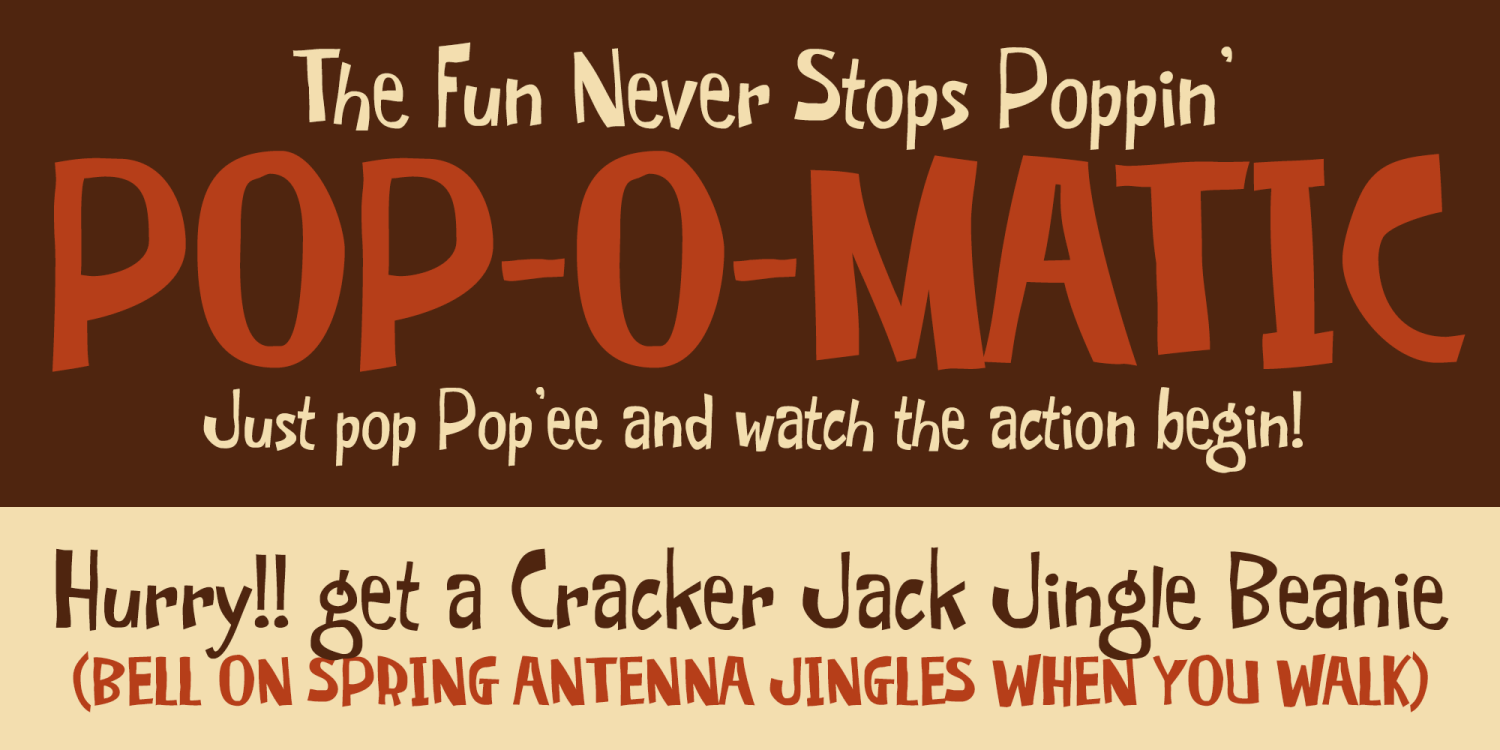 Shakey Jake Font Poster #1