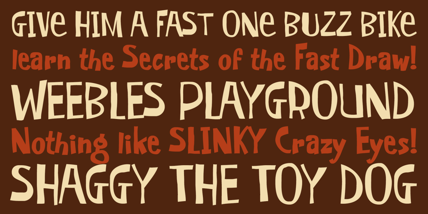 Shakey Jake Font Poster #1