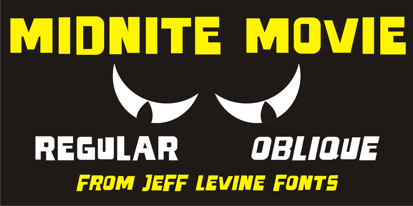 Midnite Movie Font Family