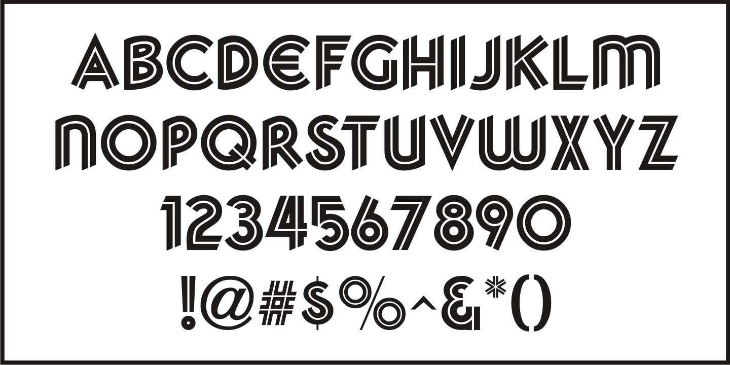 Music Lesson Font Poster #3