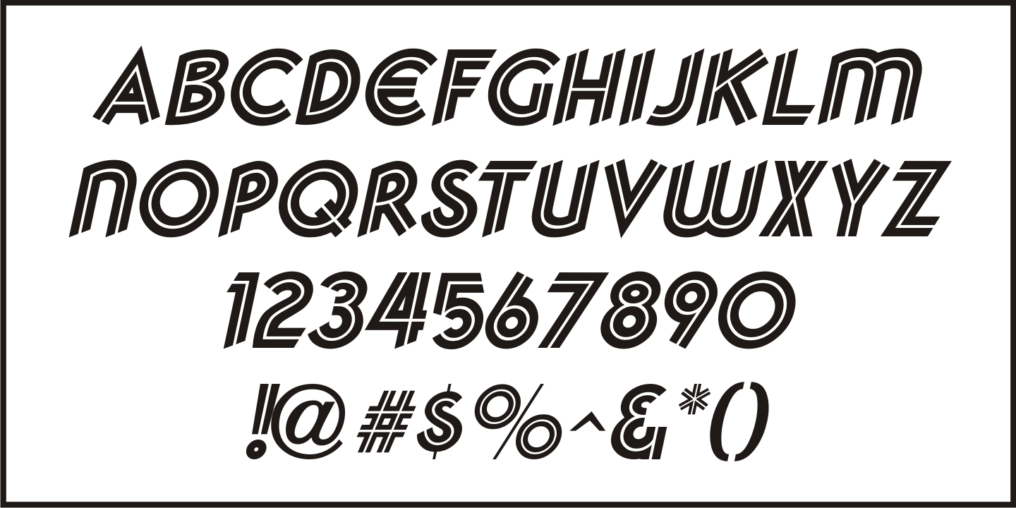 Music Lesson Font Poster #5