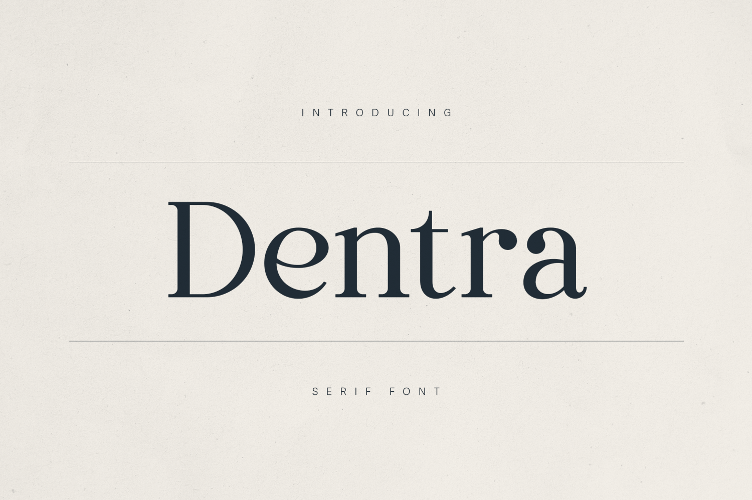 Dentra Font Poster #1