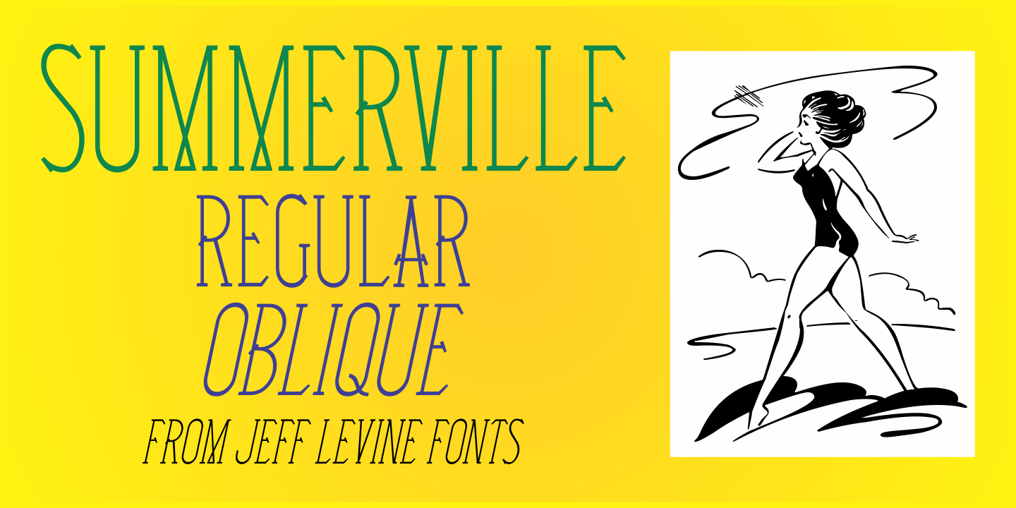 Summerville Font Family Poster