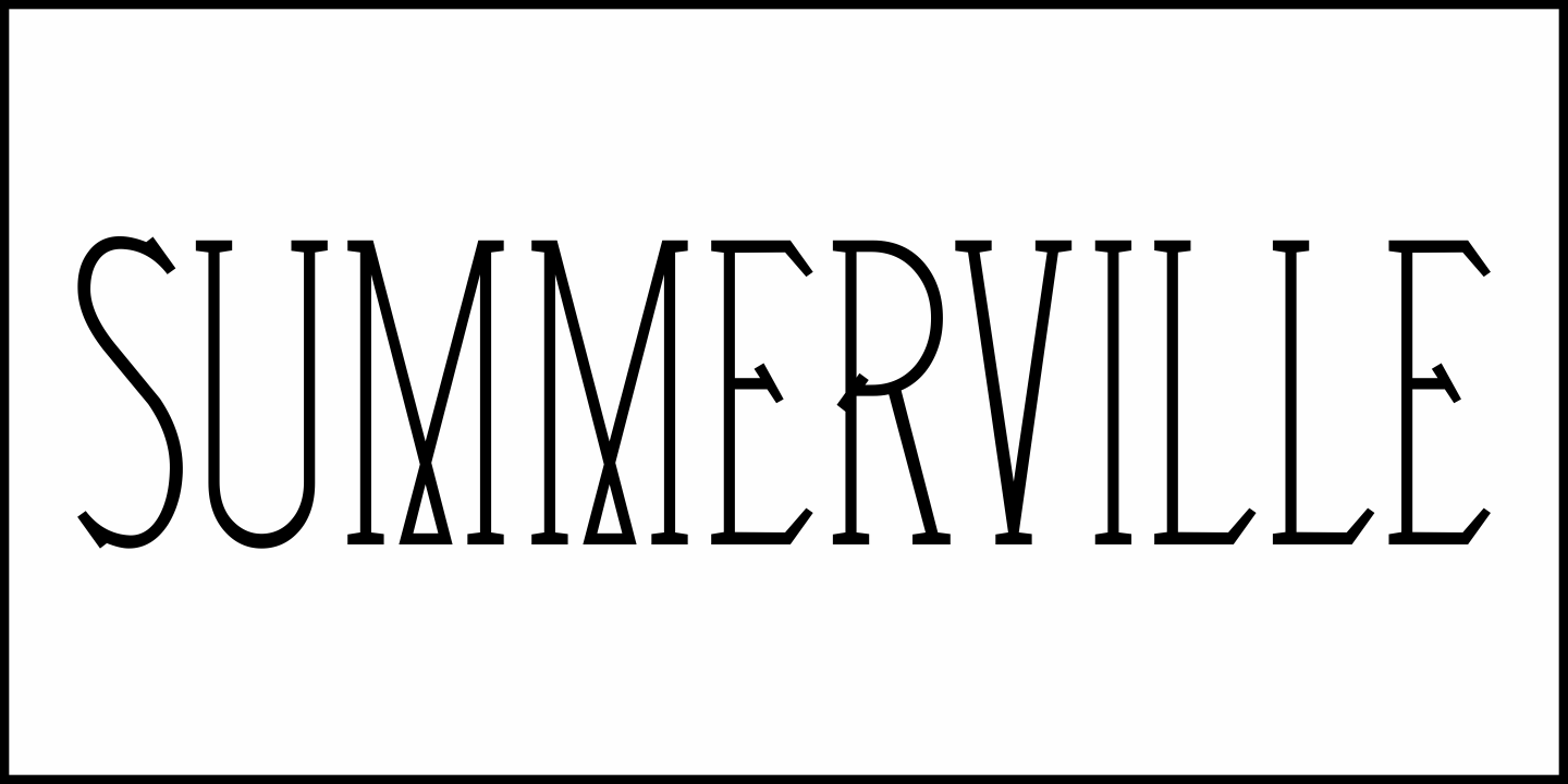 Summerville Font Poster #2
