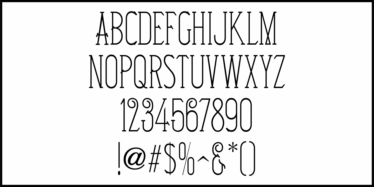 Summerville Font Poster #3