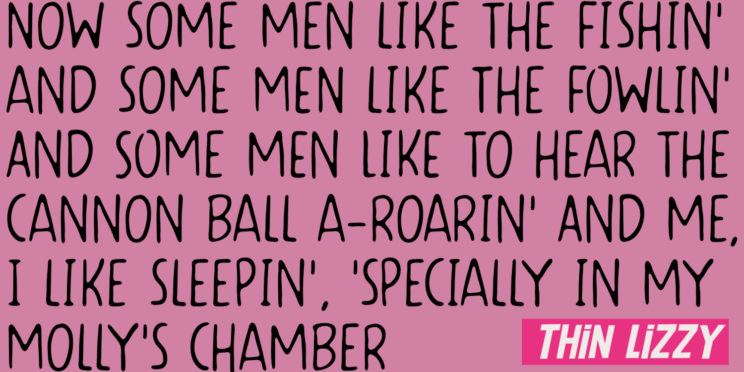 Drinking Song Font Poster #5