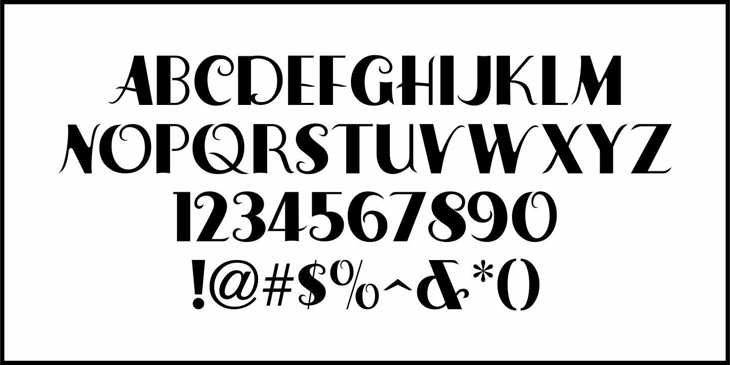 Movie Arts Font Poster #3