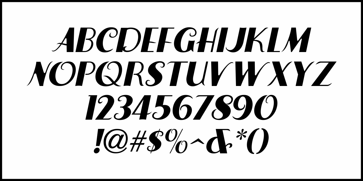 Movie Arts Font Poster #5
