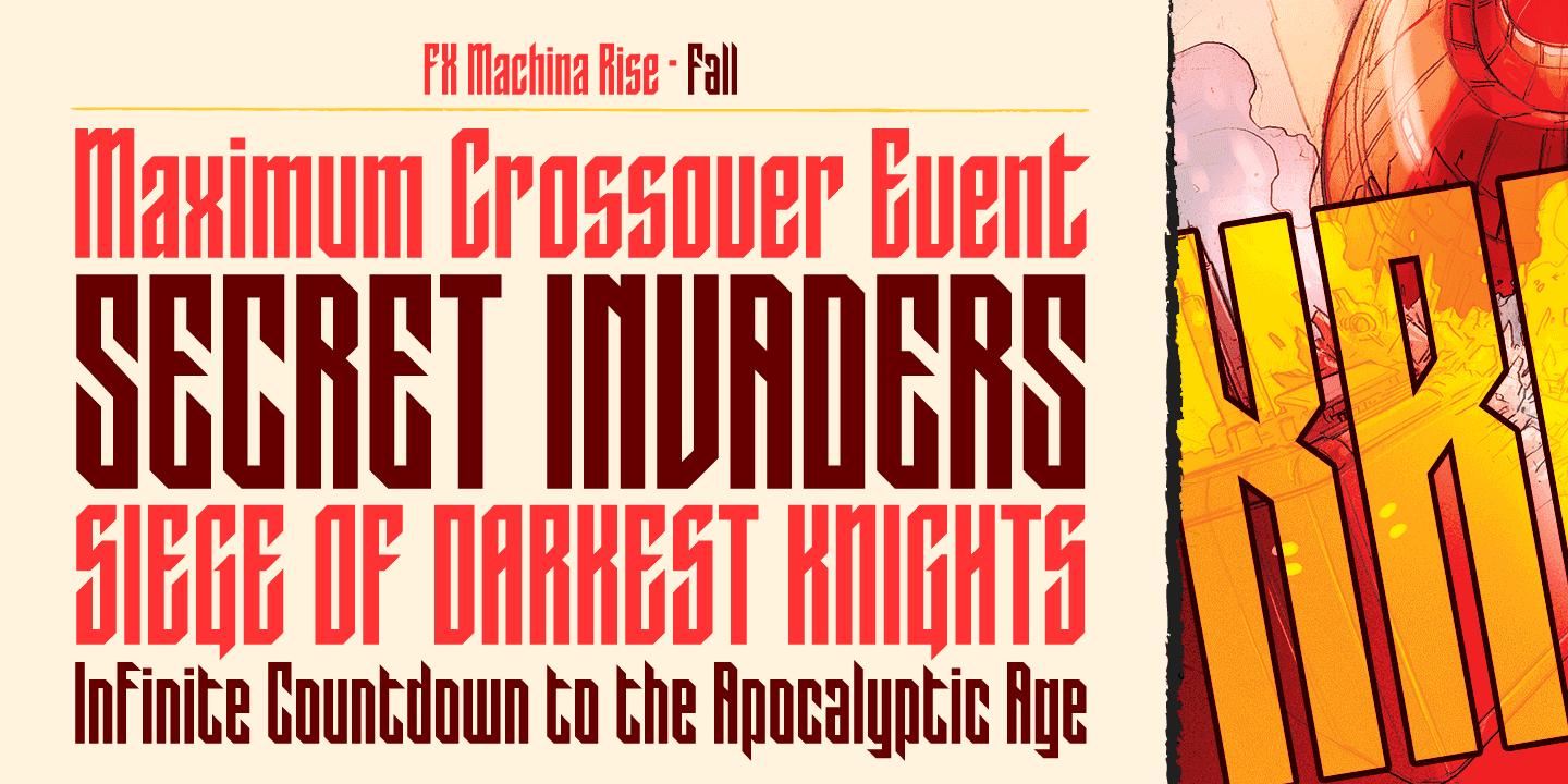 FXMachina Font Poster #1