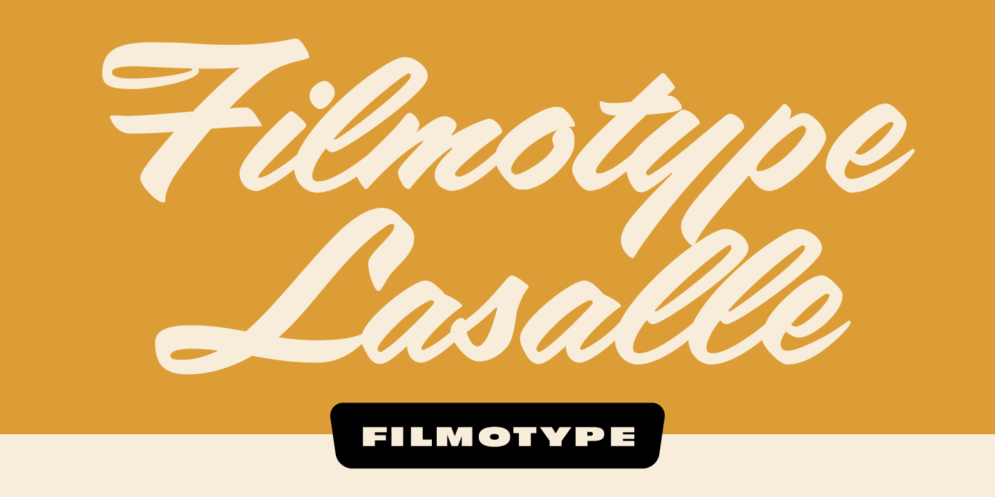 Filmotype LaSalle Font Poster #1