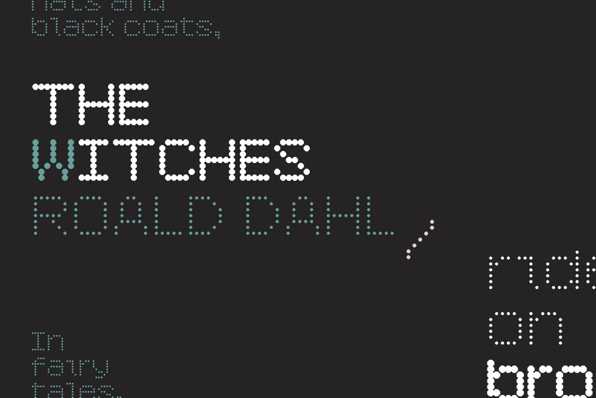 YWFT 6x7oct Extra Light Font Poster #1