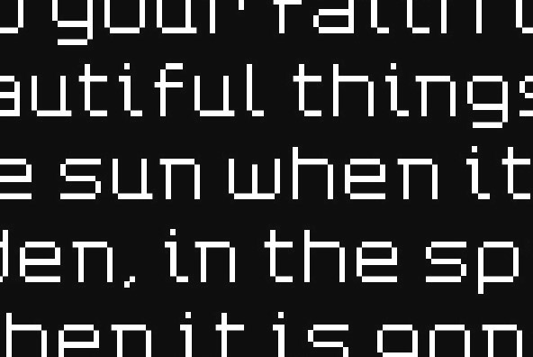 YWFT Blessed Bold Font Poster #1