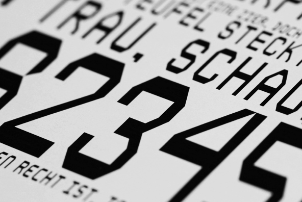 YWFT Composite Light Font Poster #1