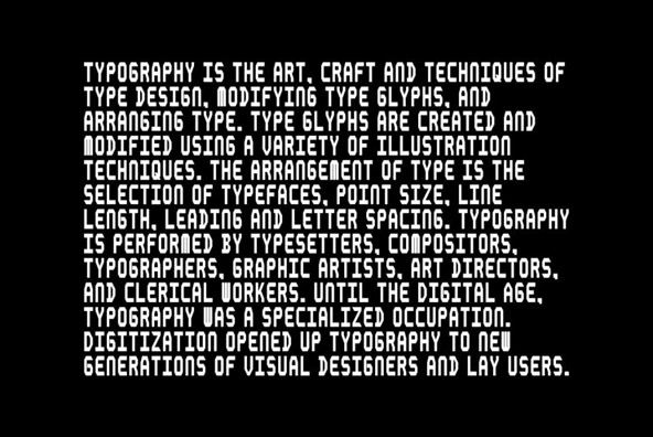 YWFT Composite Light Font Poster #1